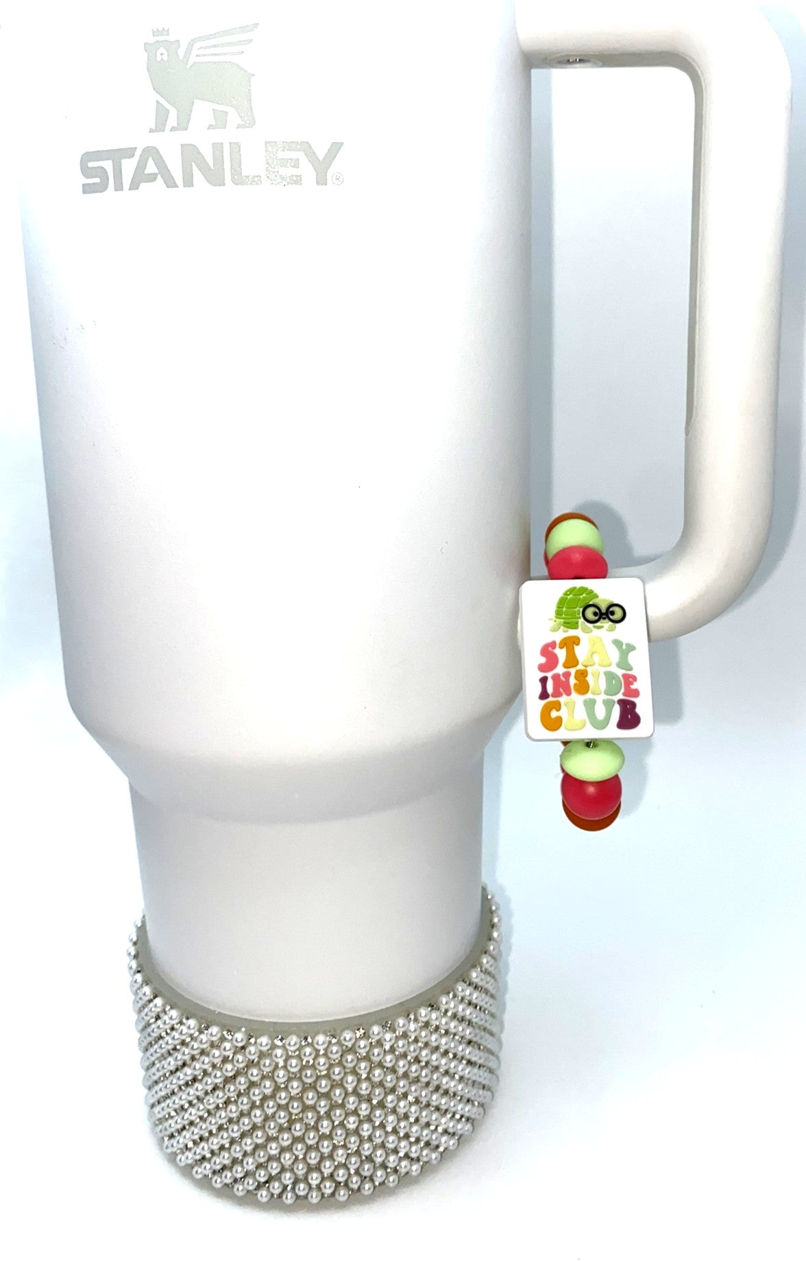 Stay Inside Club Turtle Stanley Tumbler Cup Handle Charm