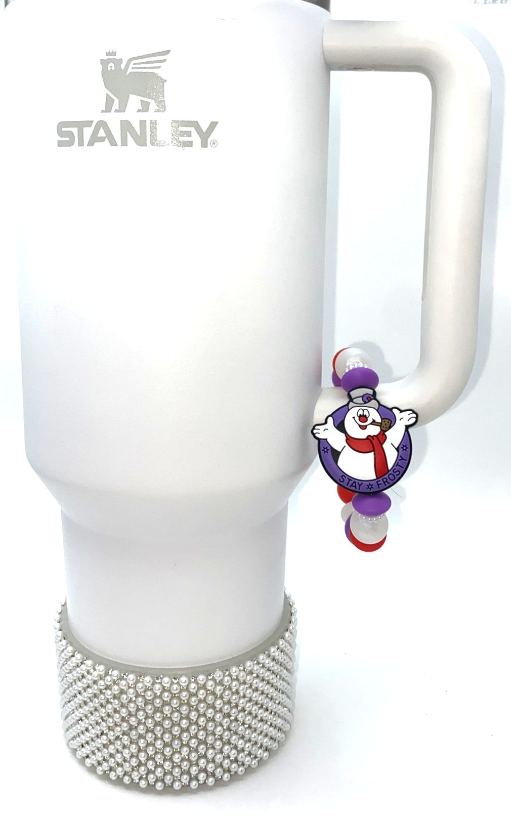 Stay Frosty Snowman Winter Stanley Tumbler Cup Handle Charm