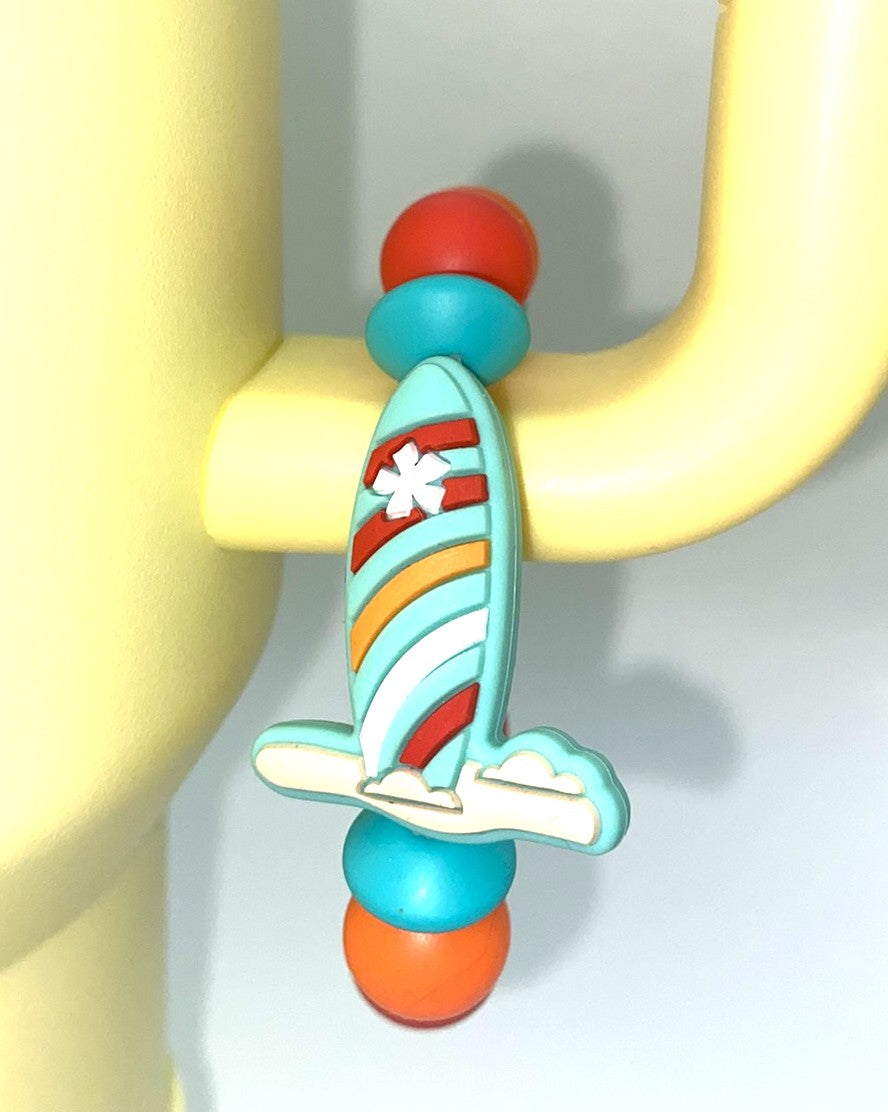 Surfboard Summer Stanley Tumbler Cup Handle Charm