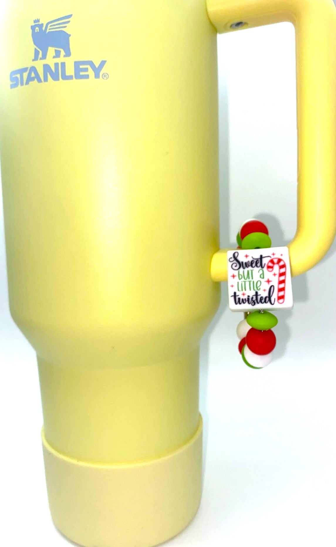 Sweet But A Little Twisted Funny Christmas Stanley Tumbler Cup Handle Charm