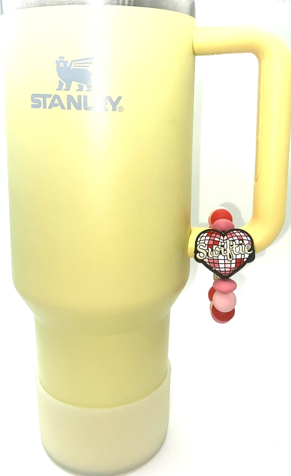 Swiftie Heart Disco Ball Stanley Tumbler Cup Handle Charm