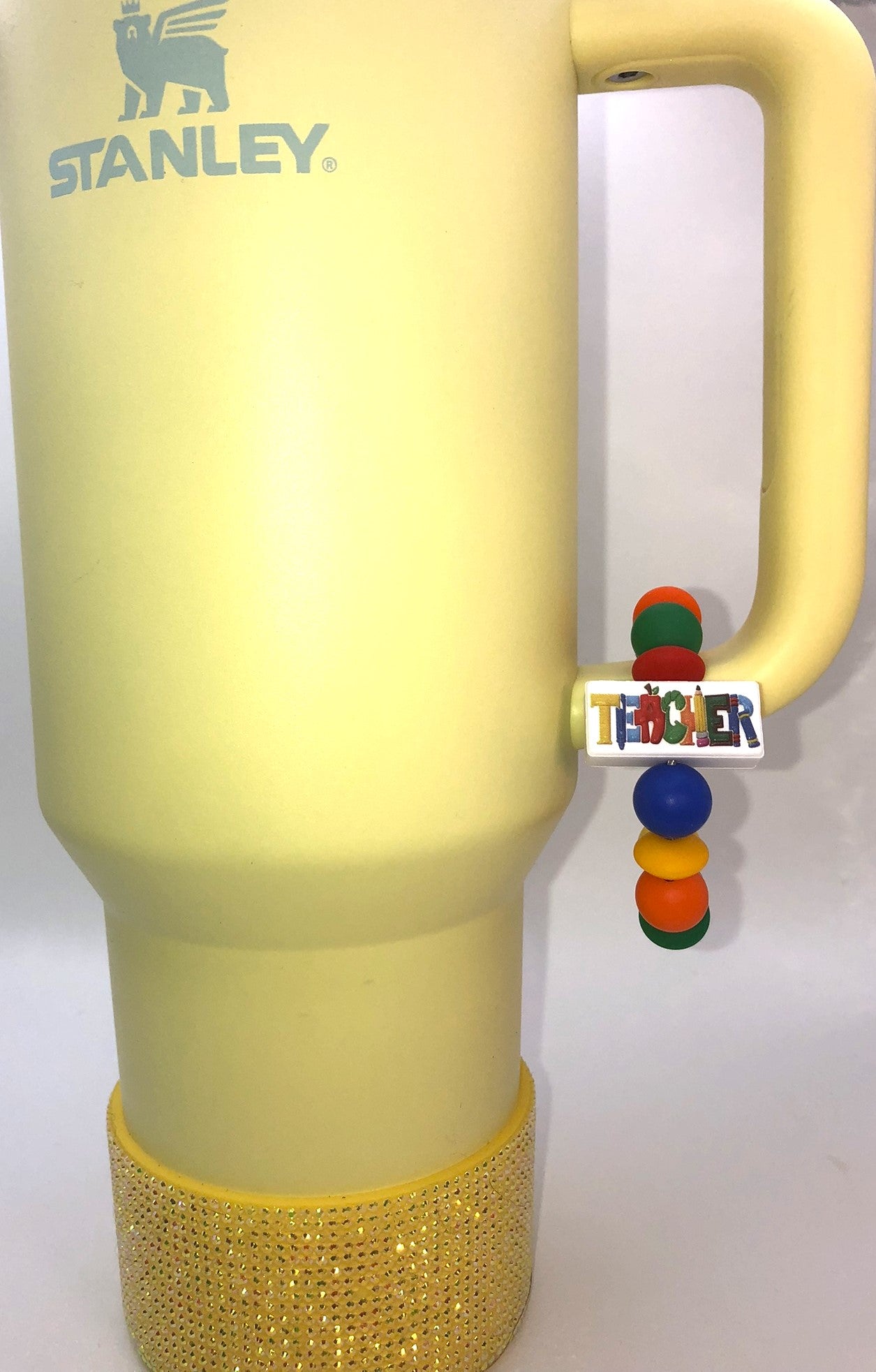 Teacher Supplies Printed Stanley Tumbler Cup Handle Charm