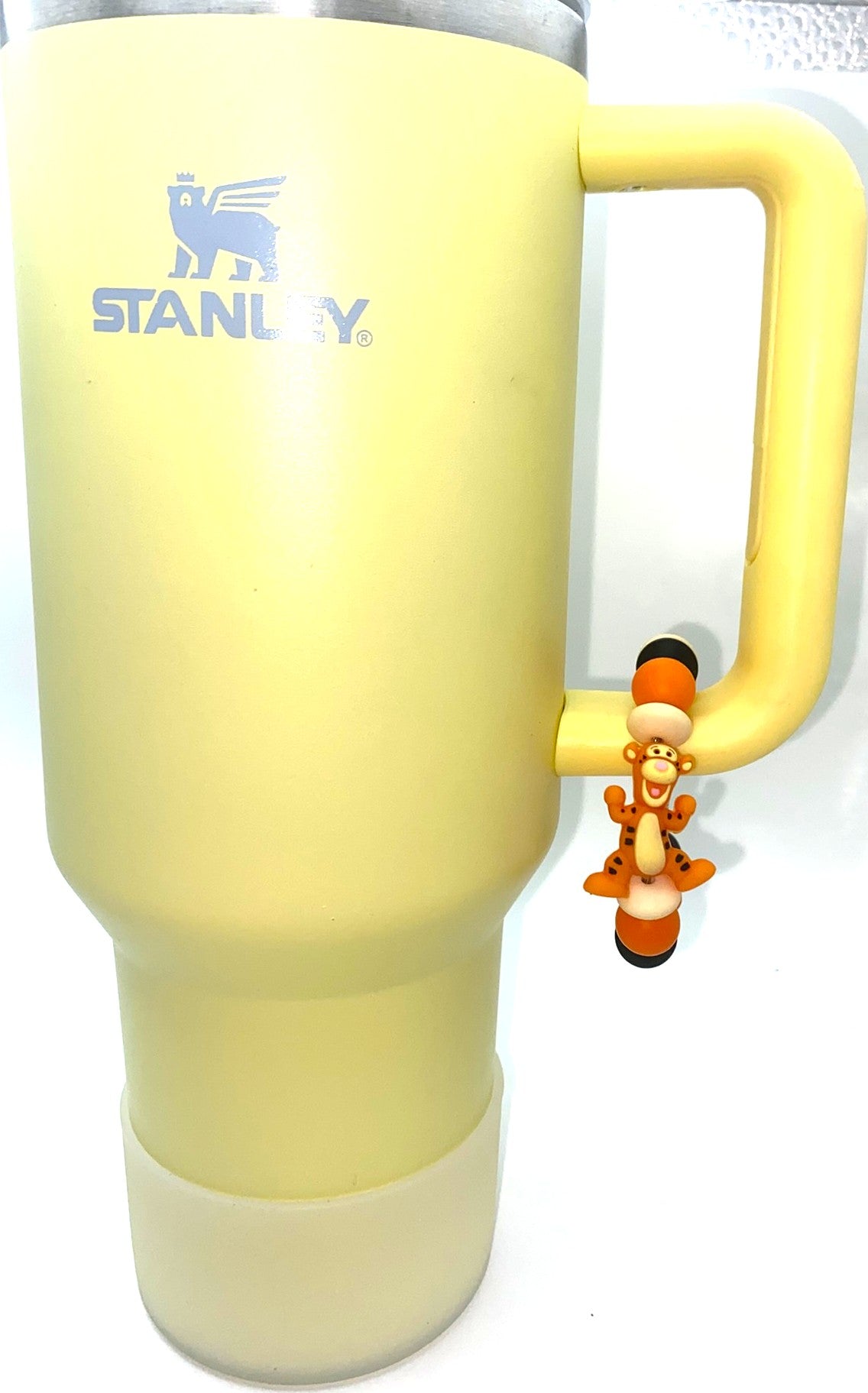 Bouncing Tiger 3D Yellow Honey Bear Friend Stanley Tumbler Cup Handle Charm