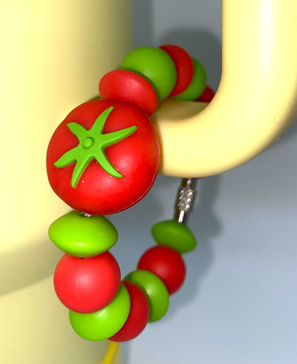 Red Tomato Stanley Tumbler Cup Handle Charm