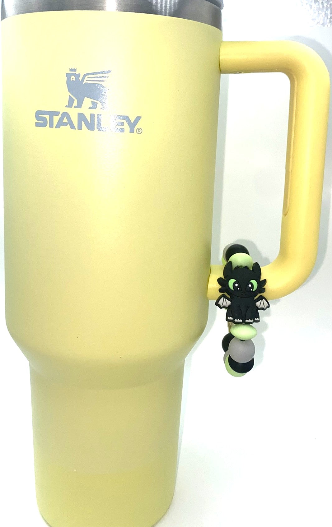 Black Dragon Cartoon Stanley Tumbler Cup Handle Charm