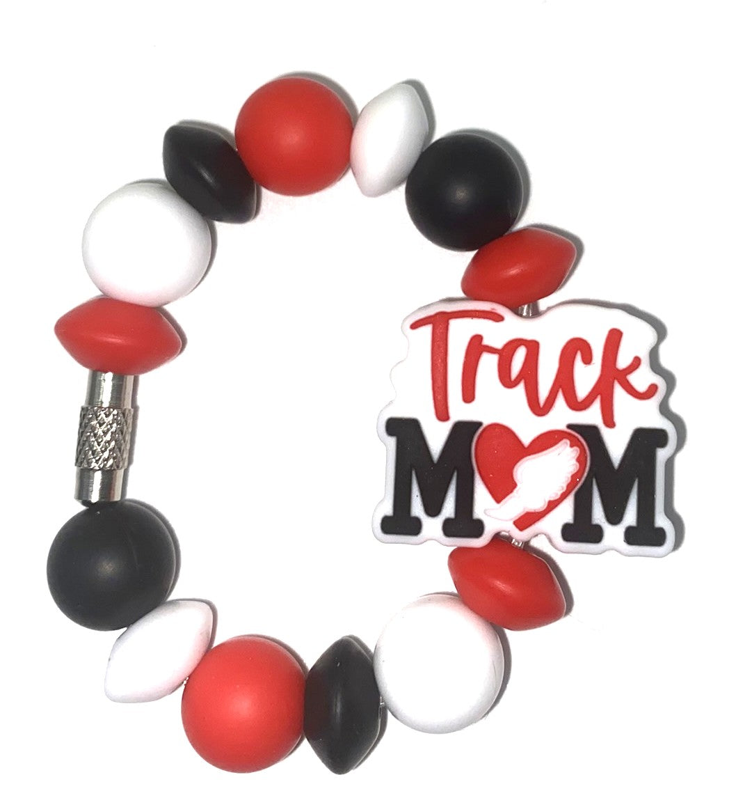 Track Mom Stanley Tumbler Cup Handle Charm