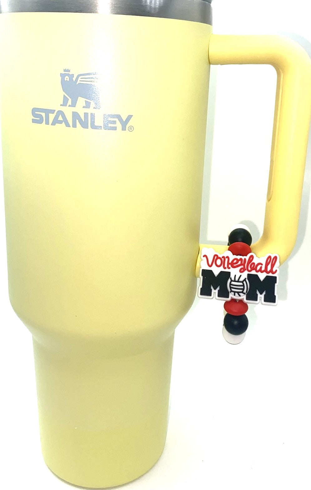 Volleyball Mom Stanley Tumbler Cup Handle Charm