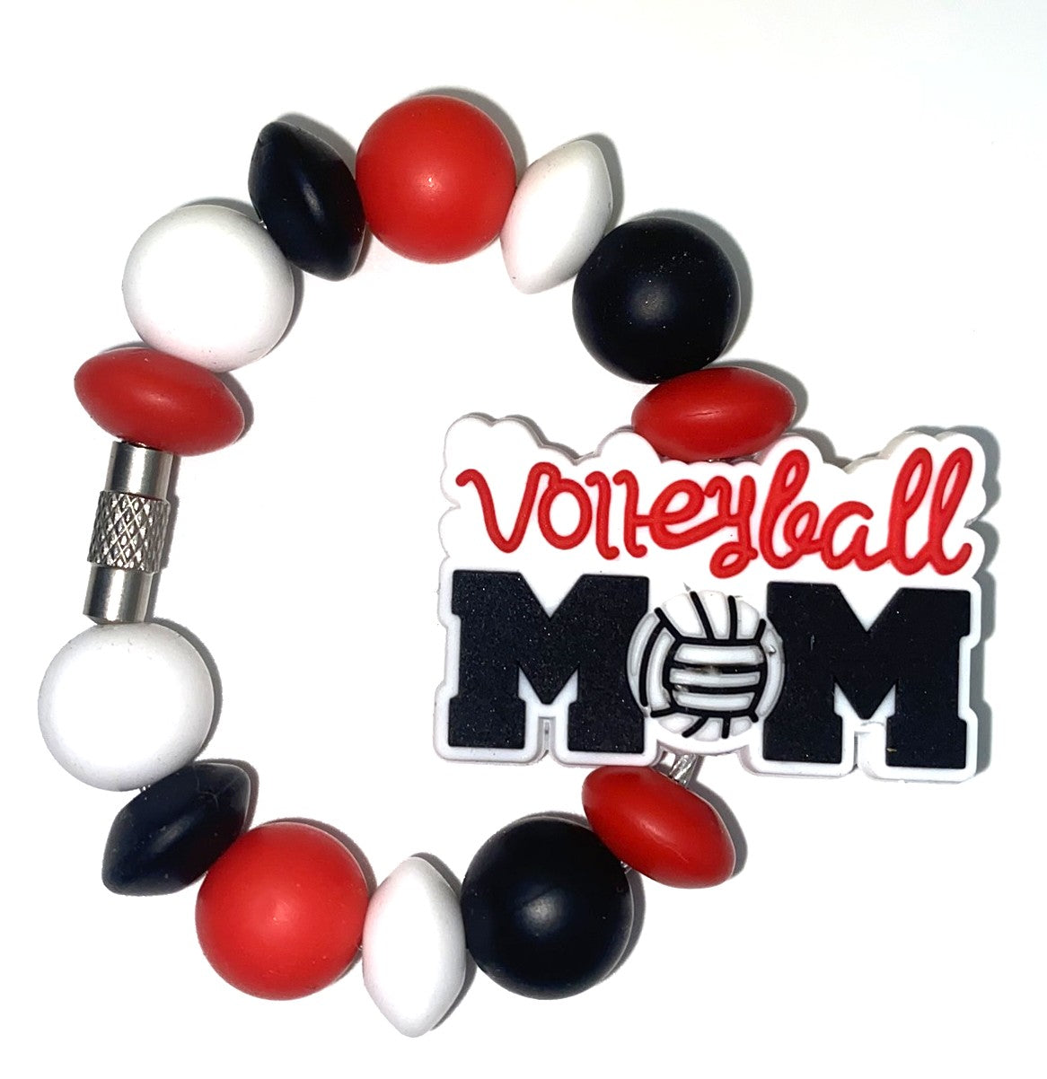 Volleyball Mom Stanley Tumbler Cup Handle Charm
