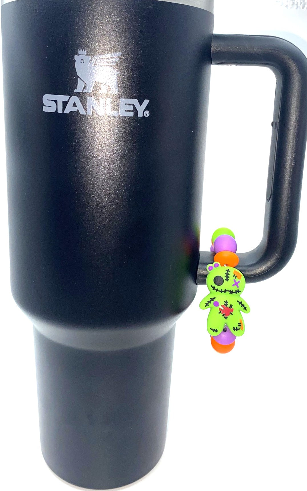 Voodoo Doll 3D Halloween Stanley Tumbler Cup Handle Charm