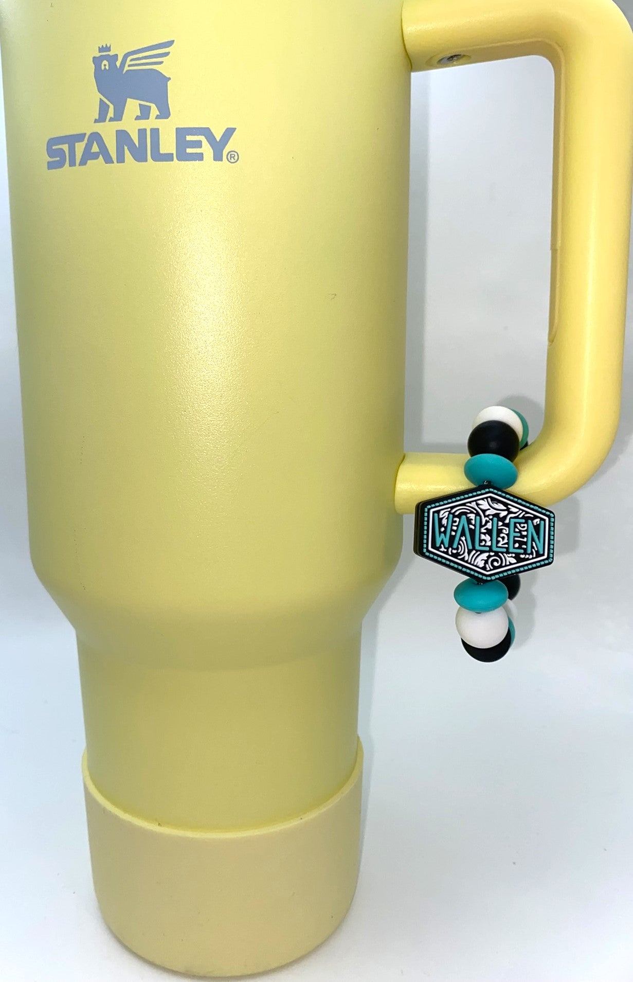 Country Music Star Singer Turquoise Belt Buckle Stanley Tumbler Cup Handle Charm