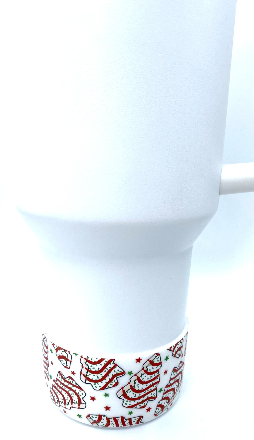 White Christmas Tree Cakes Tumbler Boot Sleeve #168