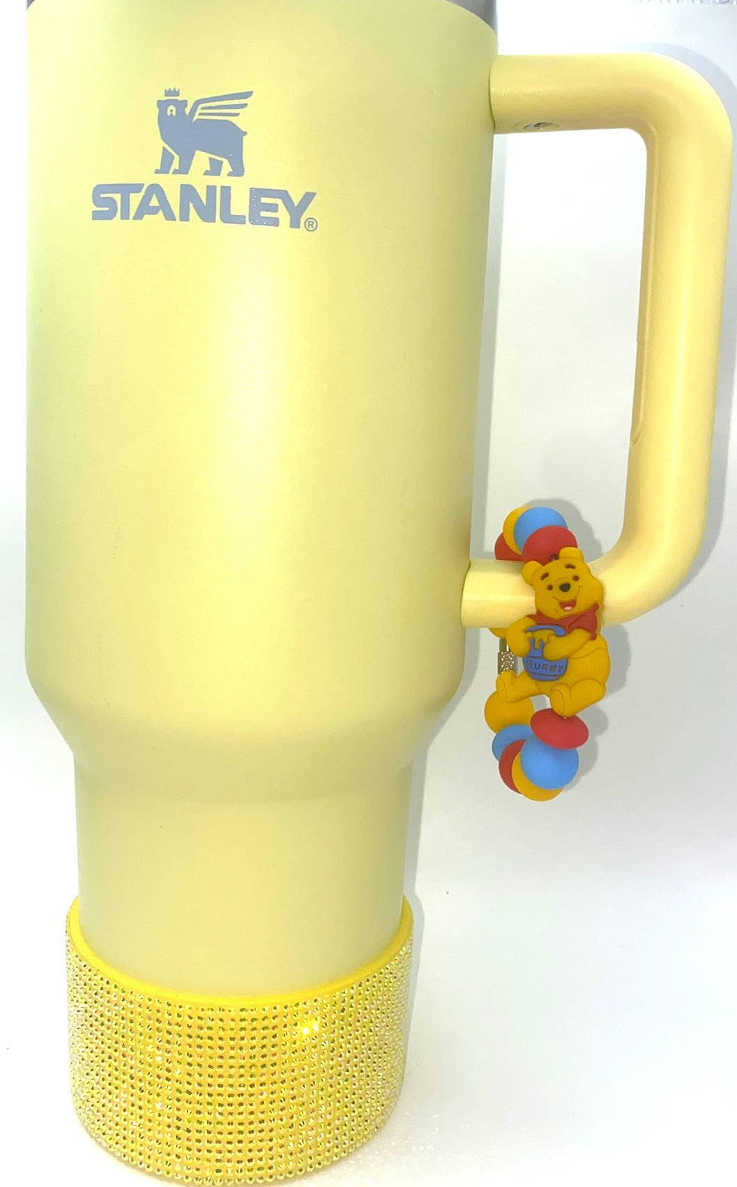 Thoughtful Yellow Honey Bear Stanley Tumbler Cup Handle Charm