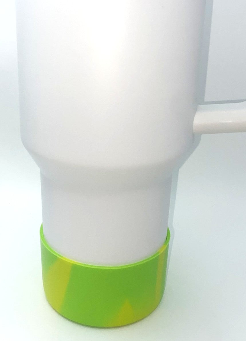 Yellow & Green Swirl Stanley Tumbler Boot Sleeve #106