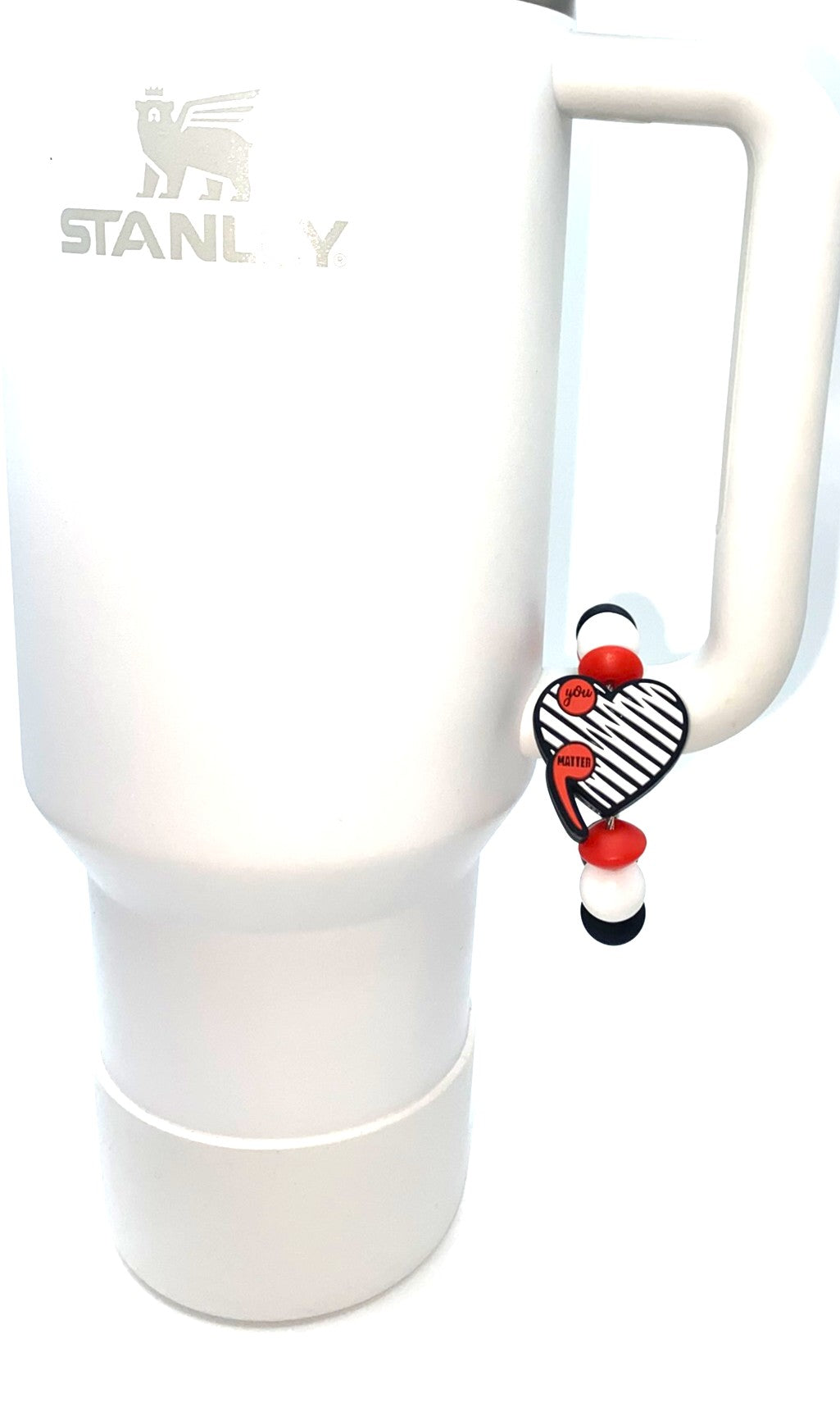 You Matter Heart Semi Colon Suicide Awareness Stanley Tumbler Cup Handle Charm