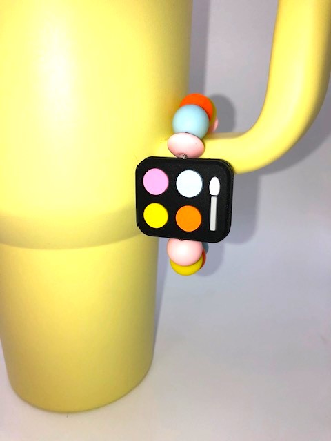 Makeup Compact Palette Cosmetics Stanley Tumbler Cup Handle Charm