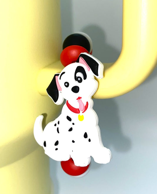 Dalmatian Dog Cartoon Stanley Tumbler Cup Handle Charm