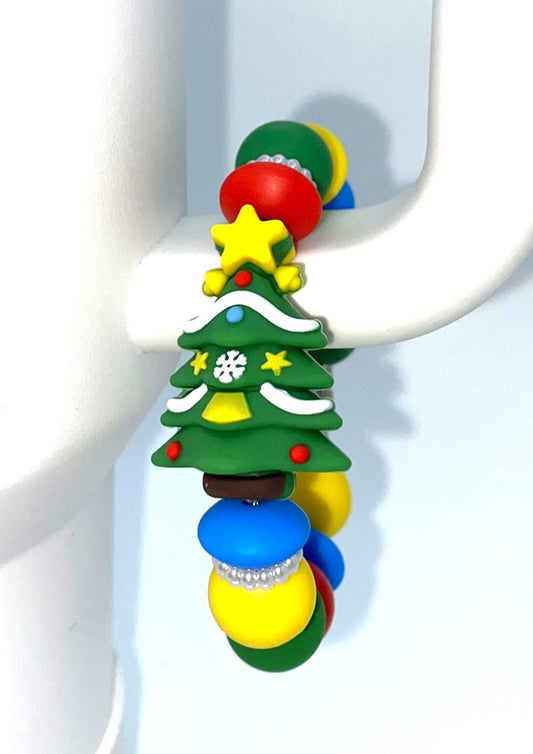 Christmas Tree 3D Stanley Tumbler Cup Handle Charm