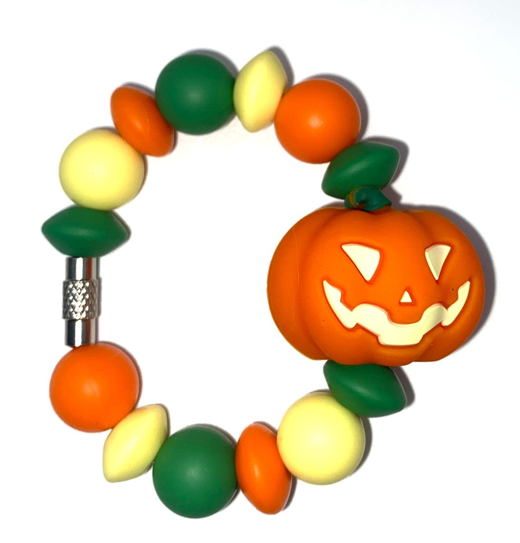 Jack O Lantern 3D Halloween Stanley Tumbler Cup Handle Charm