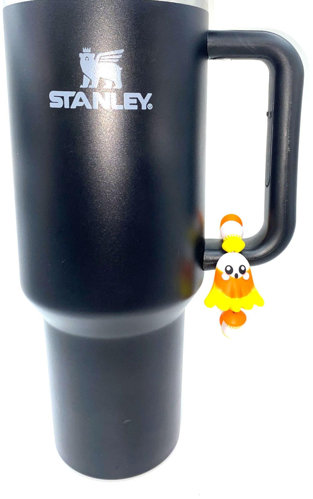 Candy Corn Ghost 3D Halloween Stanley Tumbler Cup Handle Charm
