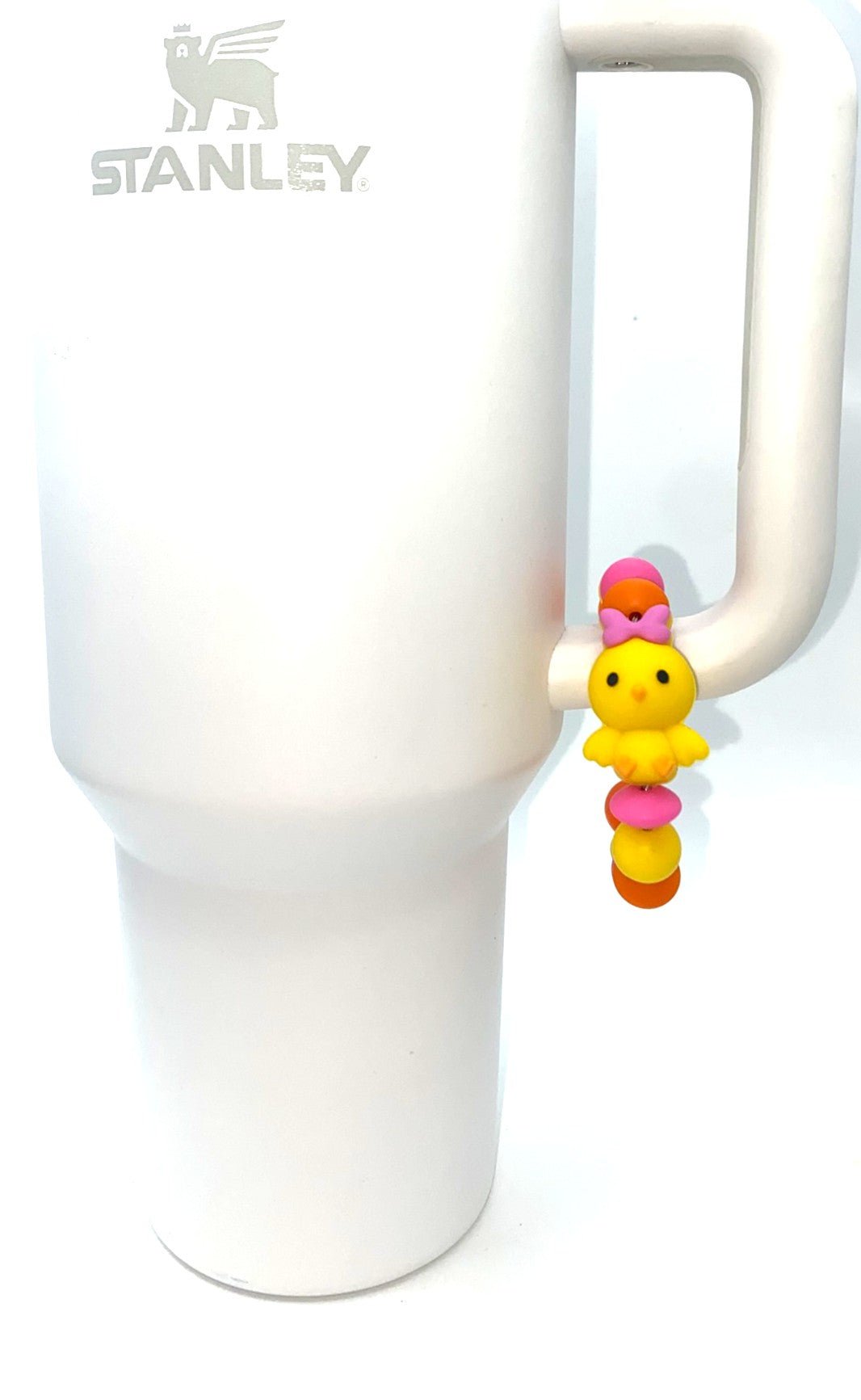 Easter Duck w/Bow 3D Stanley Tumbler Cup Handle Charm