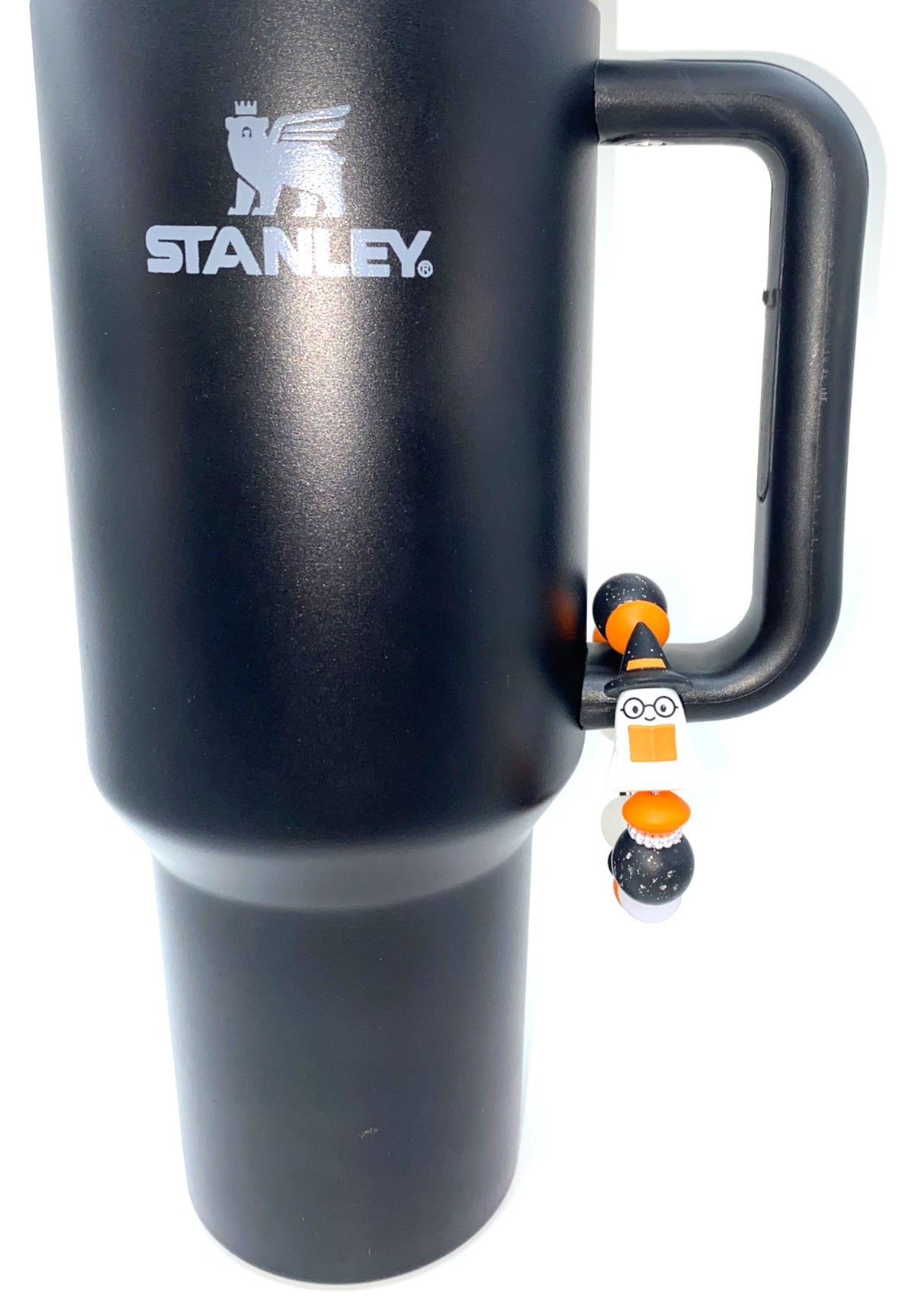 Professor Book Ghost 3D Halloween Stanley Tumbler Cup Handle Charm