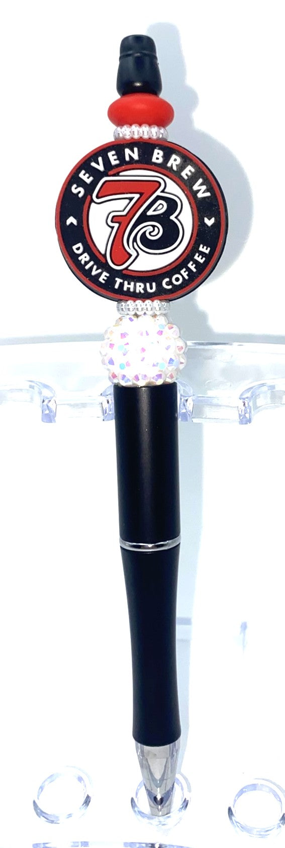 7 Brew Coffee Round Beaded Pen
