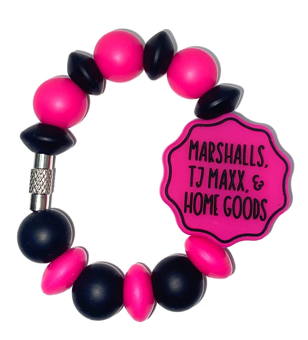 It's An Add To Cart Kinda Day Pink Double-sided Stanley Tumbler Cup Handle Charm