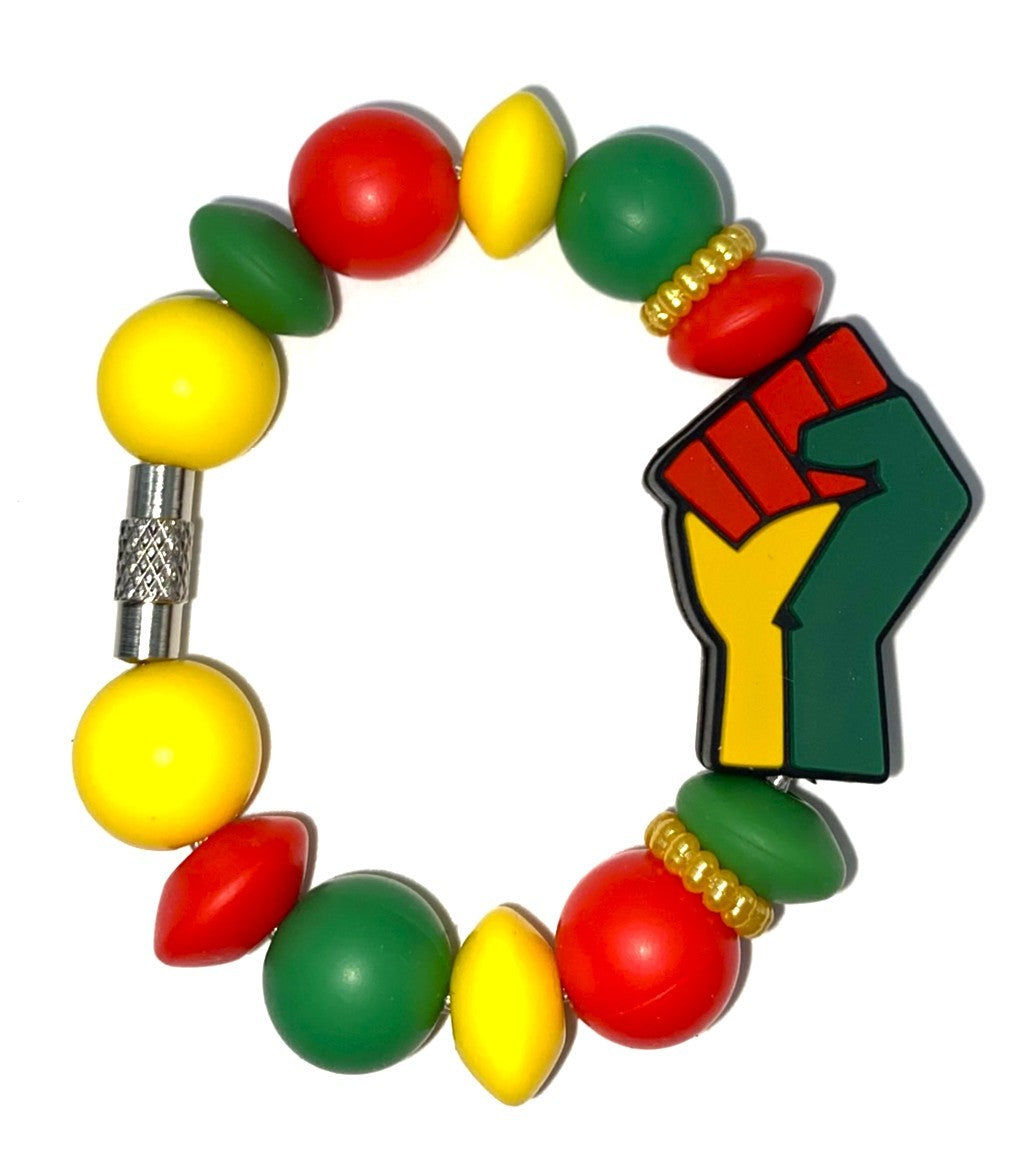 African Unity Fist Stanley Tumbler Cup Handle Charm