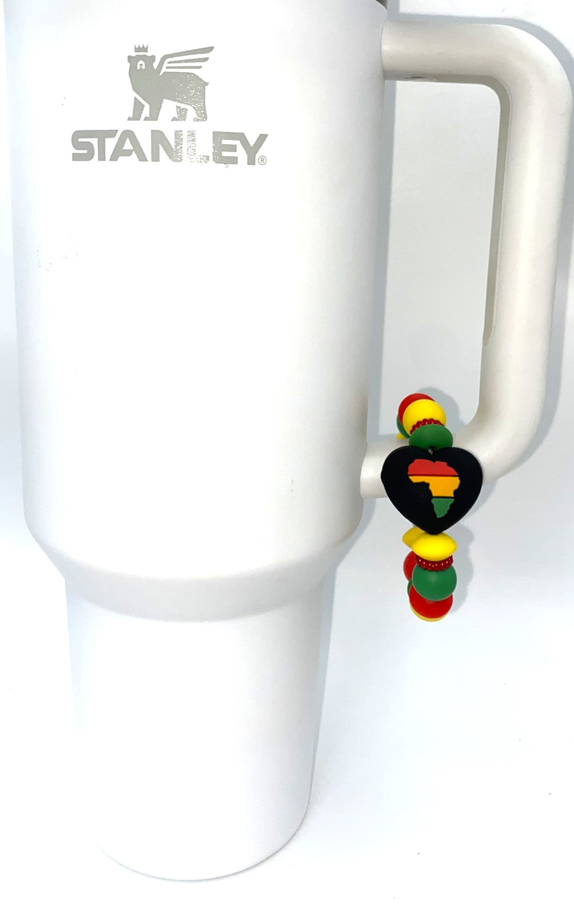Black History 3D Heart Double-Sided Stanley Tumbler Cup Handle Charm