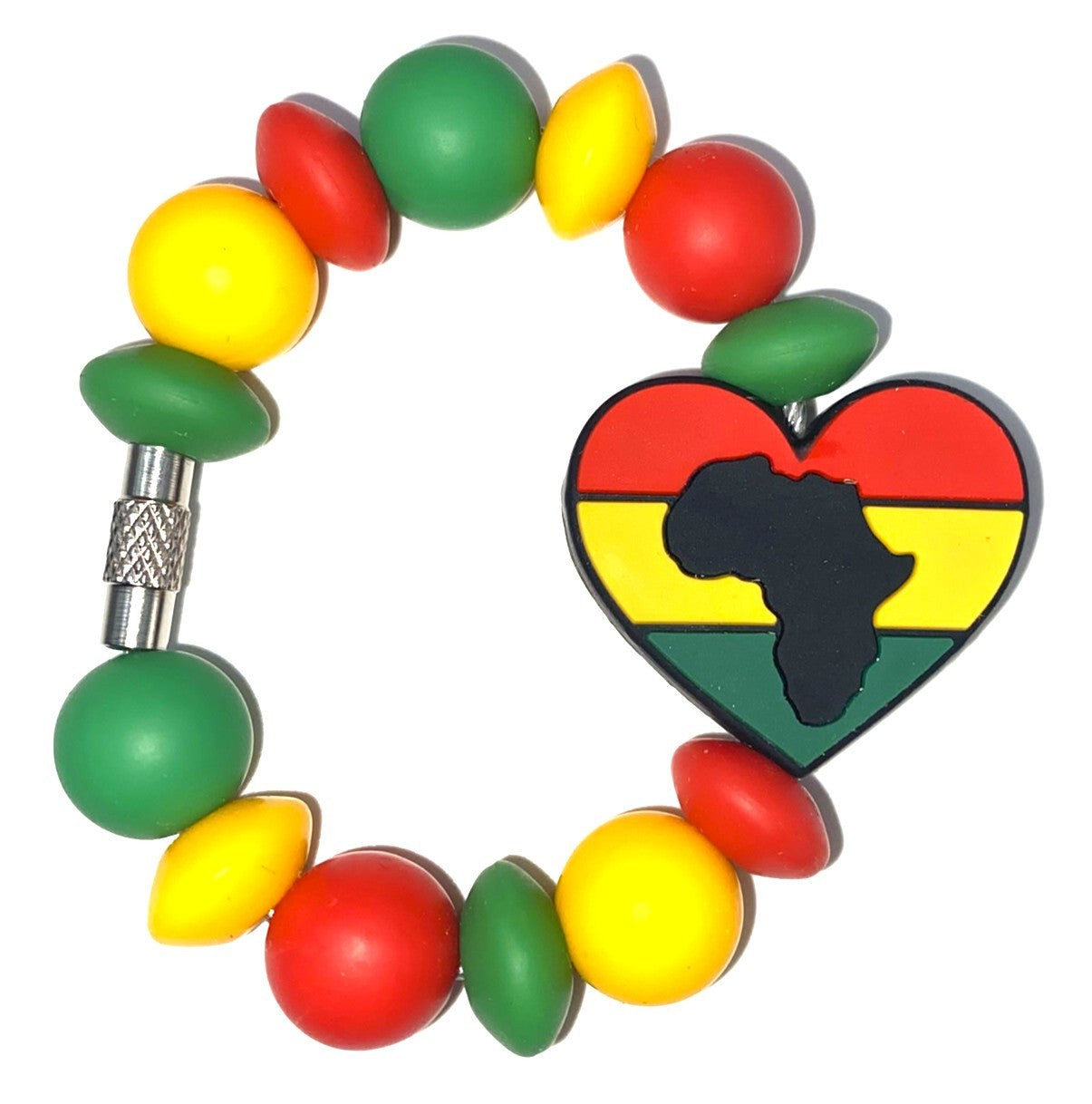 African Heart Juneteenth Stanley Tumbler Cup Handle Charm