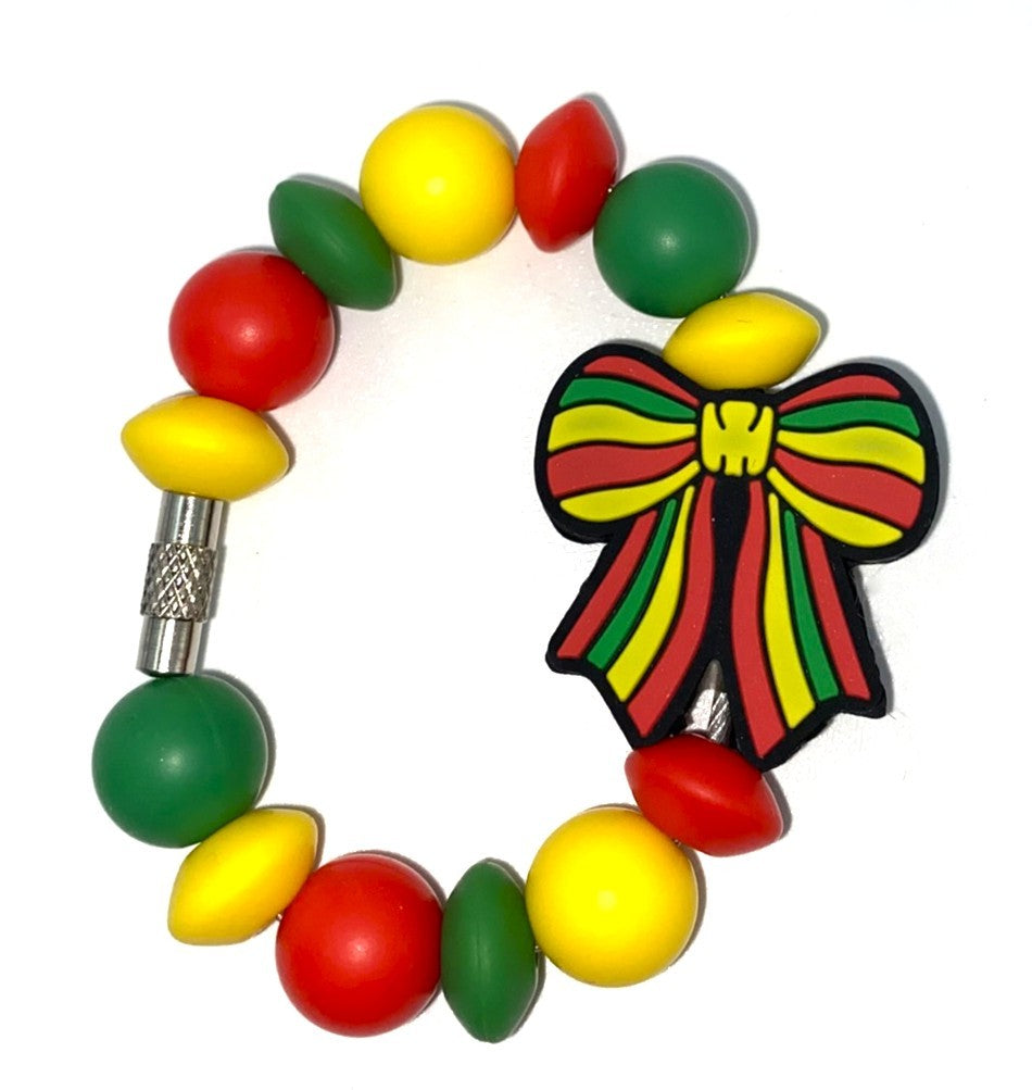 Black History Coquette Bow Stanley Tumbler Cup Handle Charm