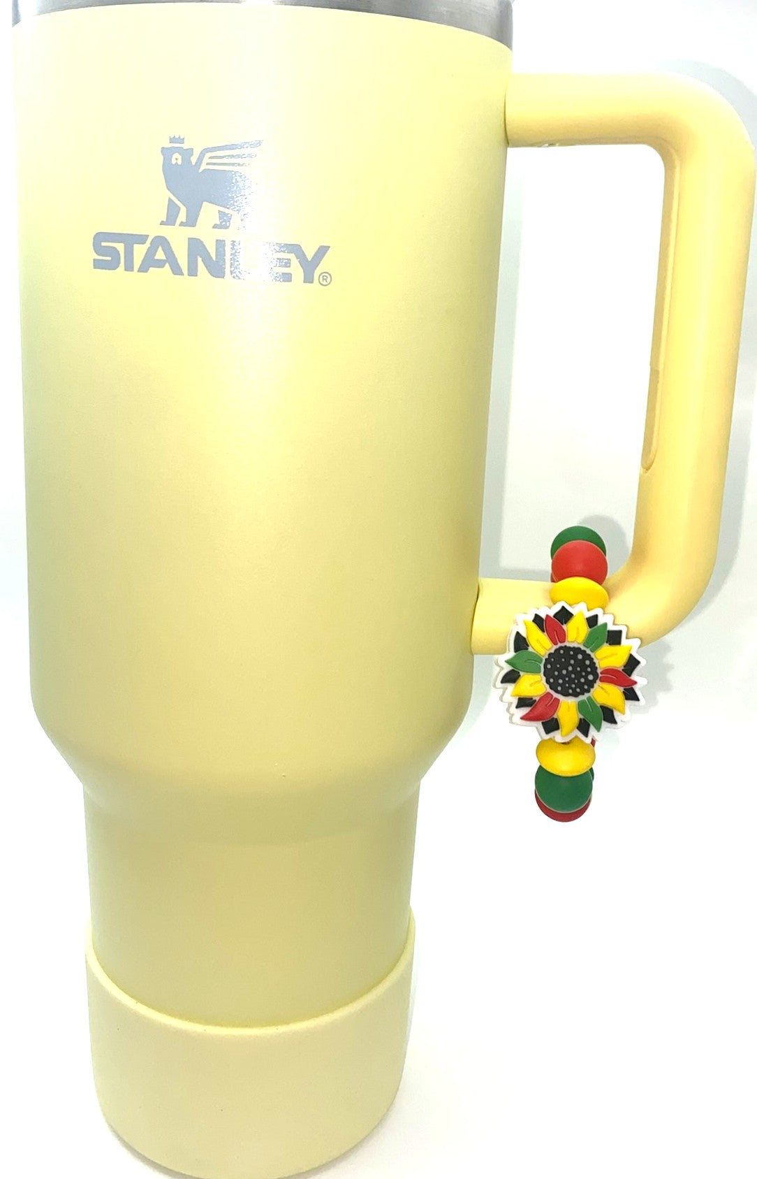 African Flower Juneteenth Stanley Tumbler Cup Handle Charm