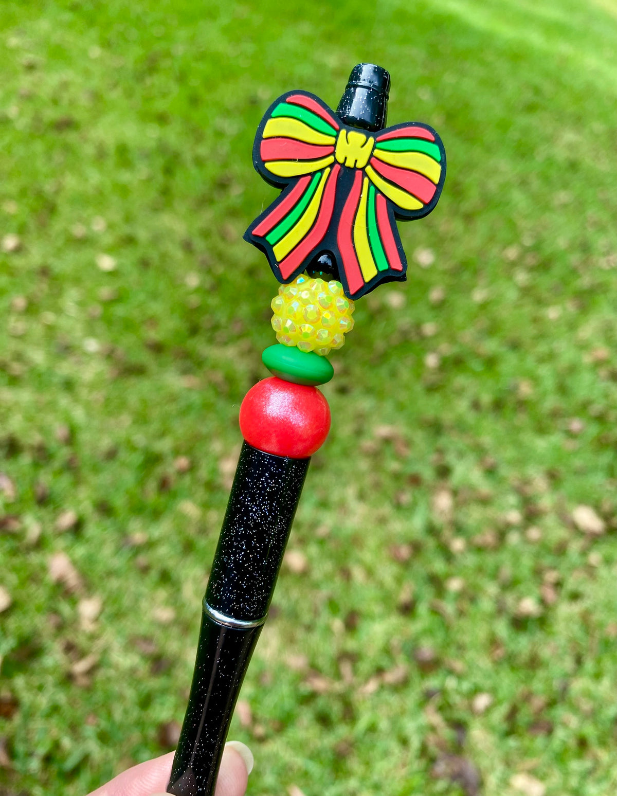 African Bow Beaded Pen