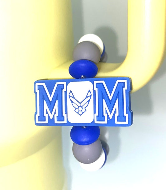 Air Force Mom Military Branch Stanley Tumbler Cup Handle Charm