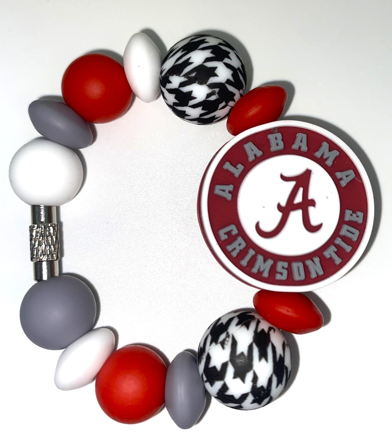 College Football Alabama Crimson Tide Circle Stanley Tumbler Cup Handle Charm