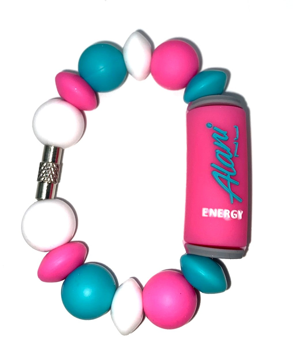 Pink Alani 3D Energy Drink Stanley Tumbler Cup Handle Charm