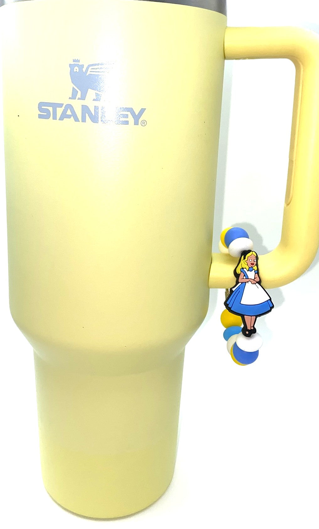 Wonderfully Curious Girl Full Body Stanley Tumbler Cup Handle Charm