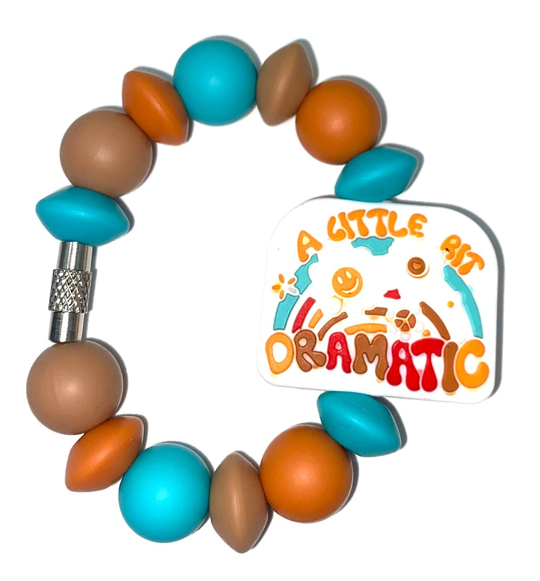 A Little Bit Dramatic Funny Stanley Tumbler Cup Handle Charm