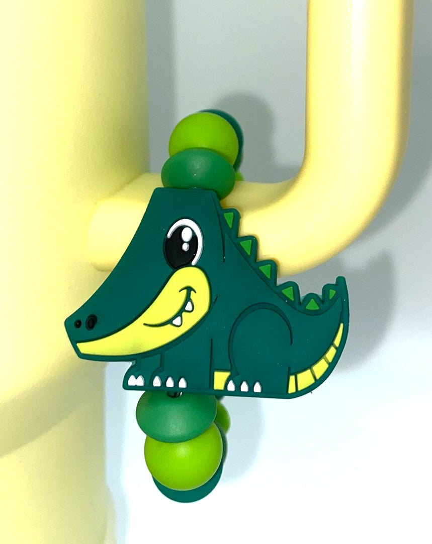 Cute Alligator Stanley Tumbler Cup Handle Charm