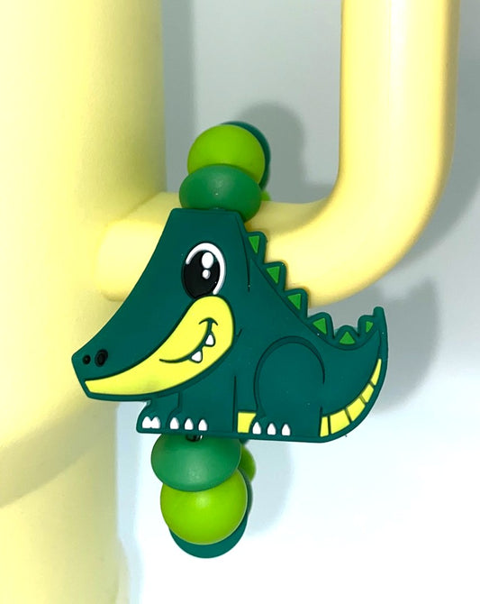 Cute Alligator Stanley Tumbler Cup Handle Charm