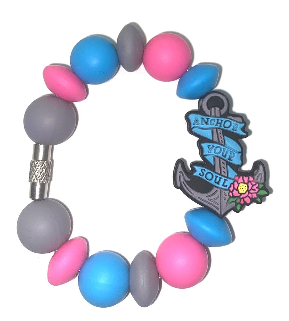 Anchor Your Soul Stanley Tumbler Cup Handle Charm