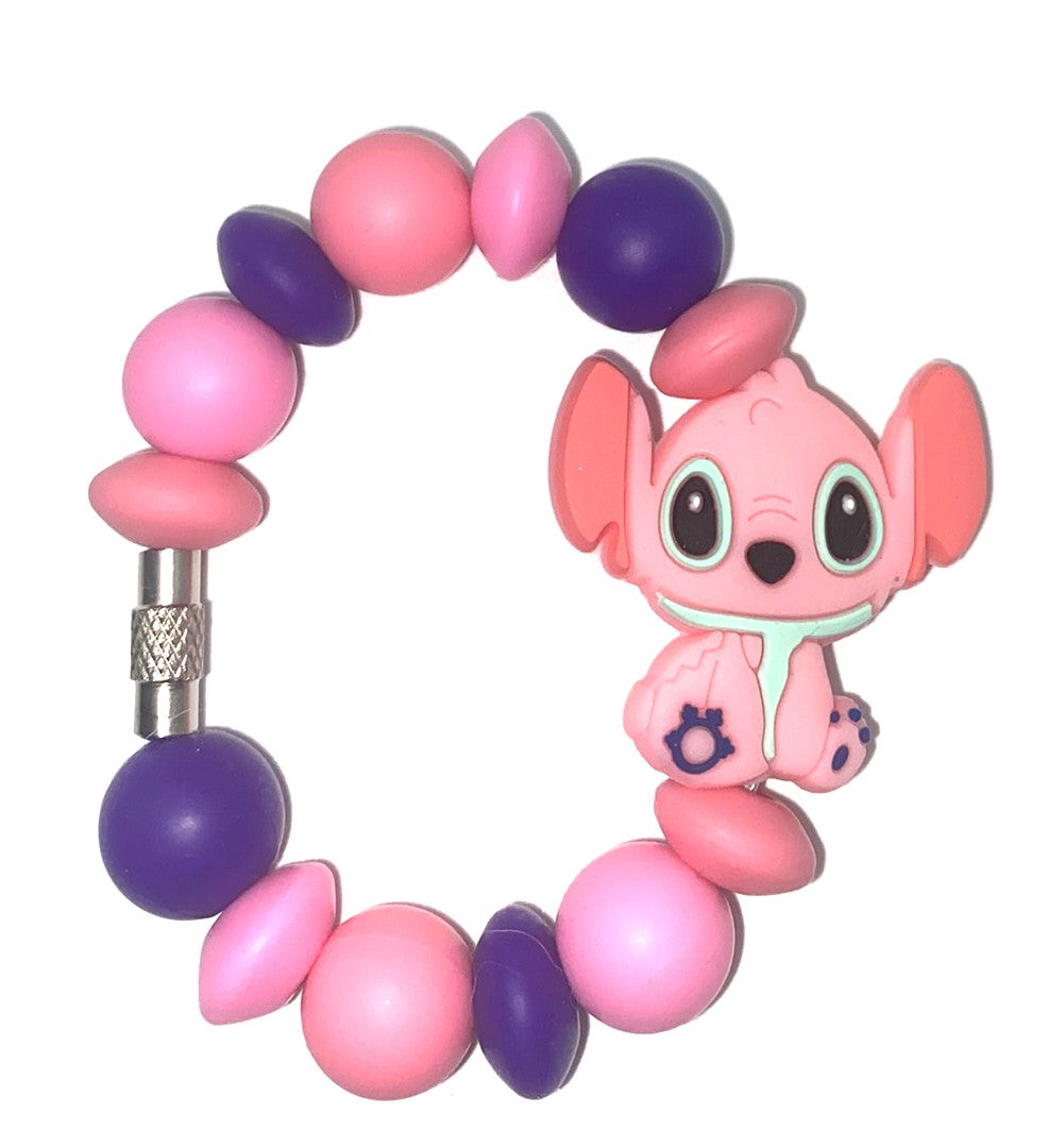 Pink Alien Stanley Tumbler Cup Handle Charm