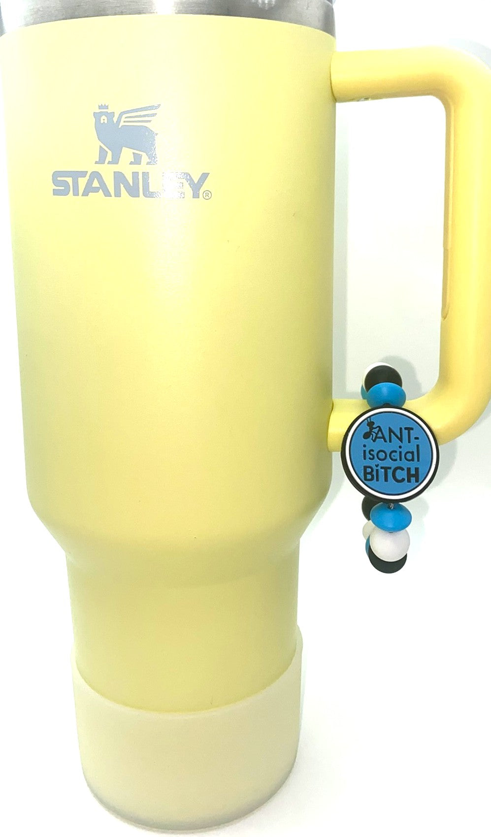 Anti Social Bitch Stanley Tumbler Cup Handle Charm