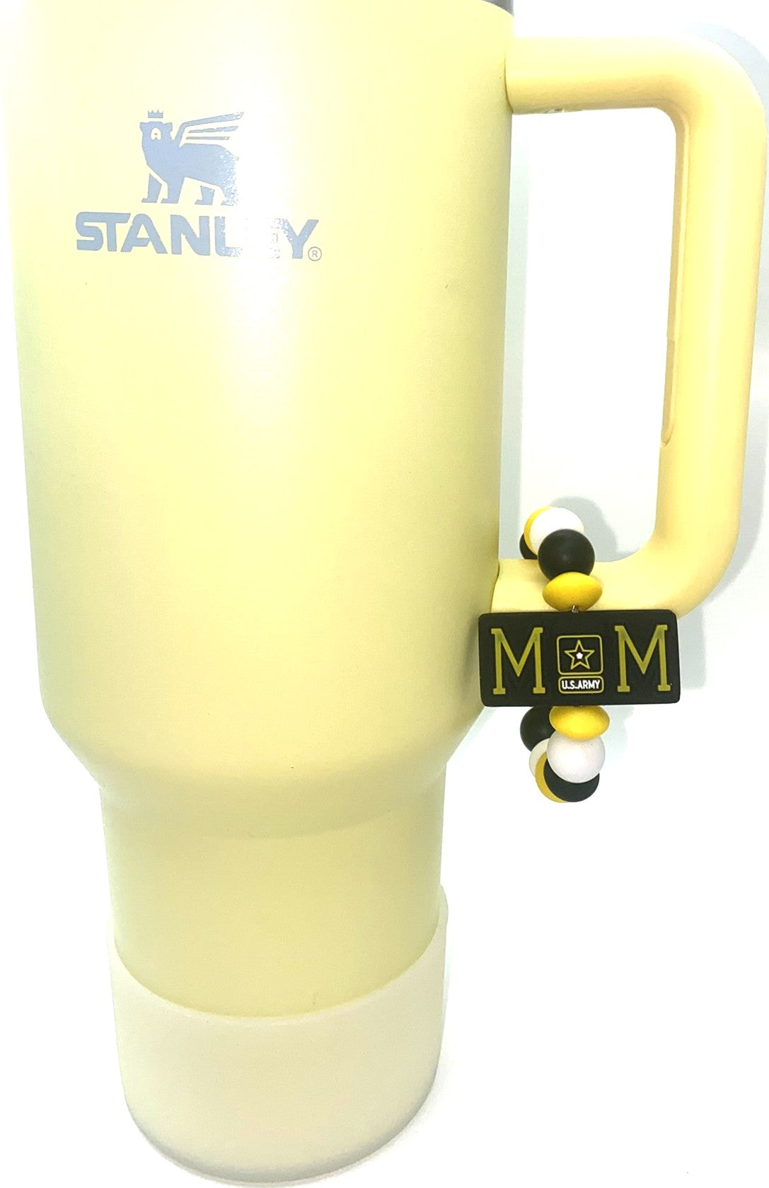 Army Mom Rectangle Military Branch Stanley Tumbler Cup Handle Charm
