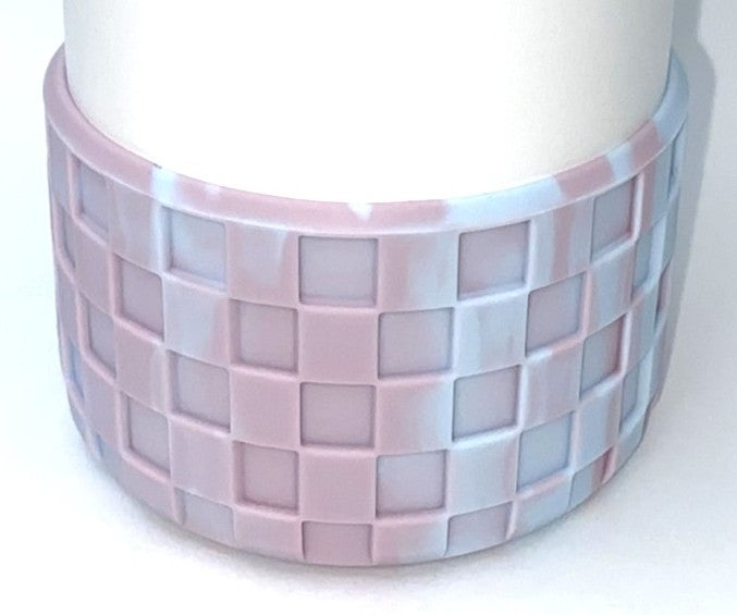 Aster Skies Checker Tumbler Boot Sleeve #182