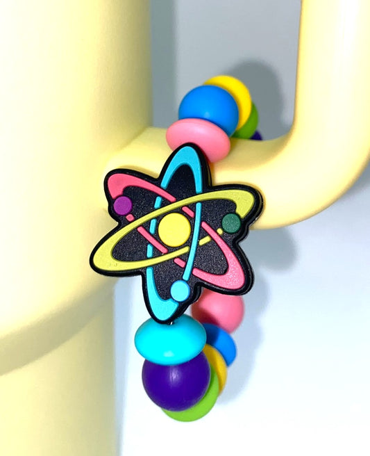 Atom Orbit Stanley Tumbler Cup Handle Charm