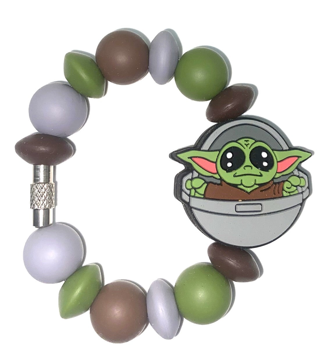 Baby Green Star Alien In Pod Space Wars Stanley Tumbler Cup Handle Charm