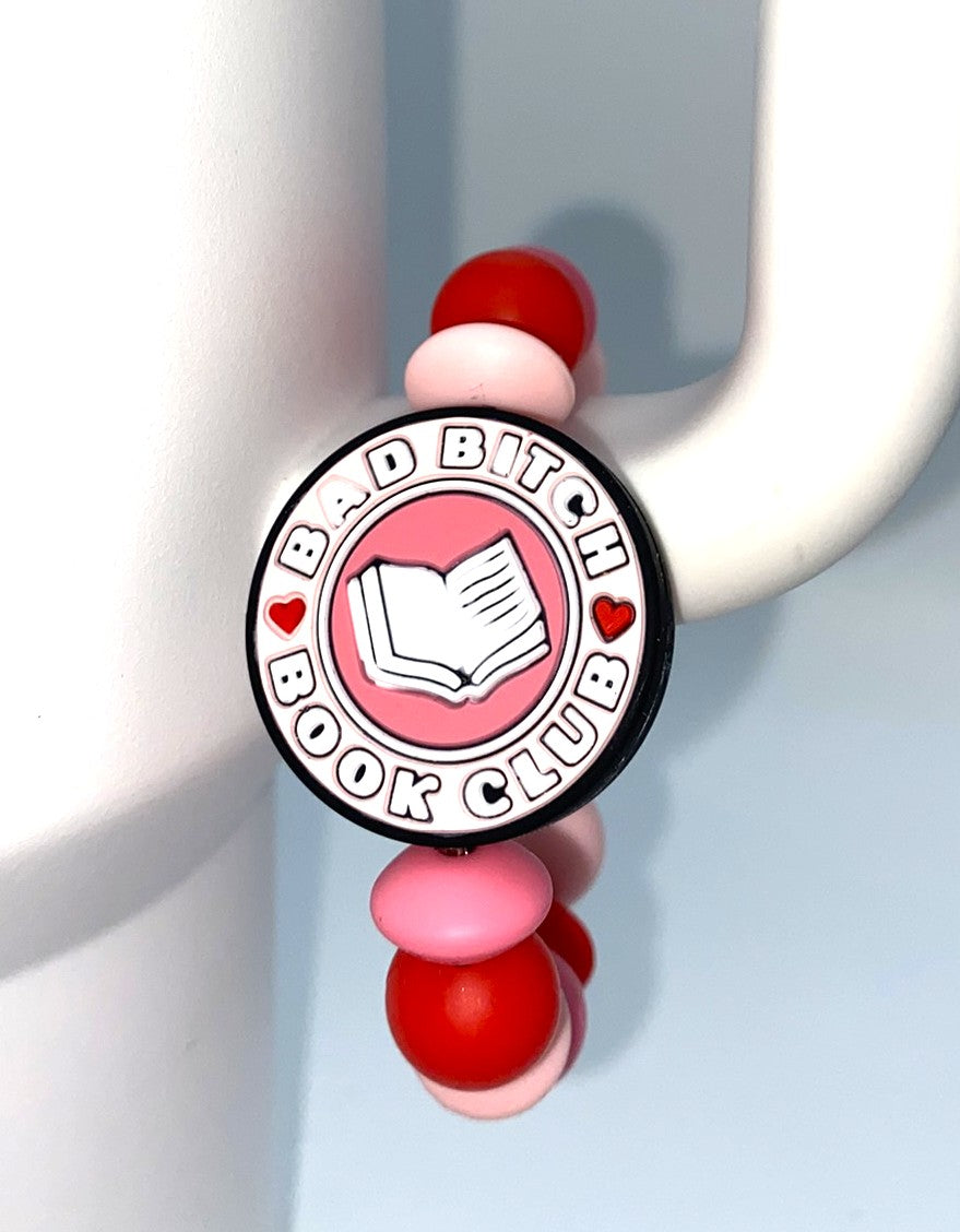 Bad Bitch Book Club Stanley Tumbler Cup Handle Charm