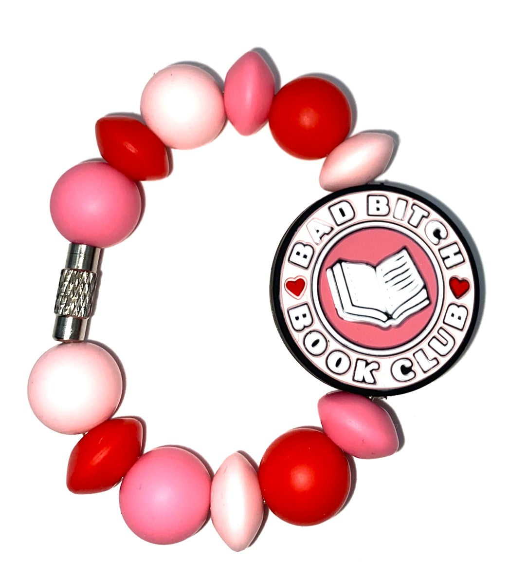 Bad Bitch Book Club Stanley Tumbler Cup Handle Charm