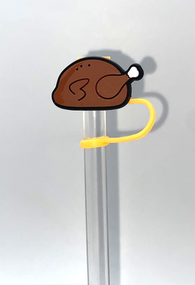 Cooked Thanksgiving Turkey Straw Topper